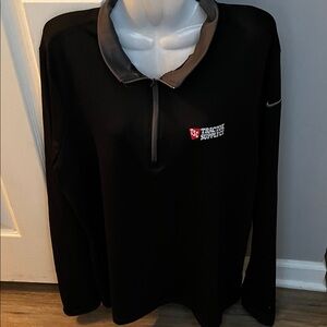 Nike Black and Gray Quarter-Zip Top Tractor Supply